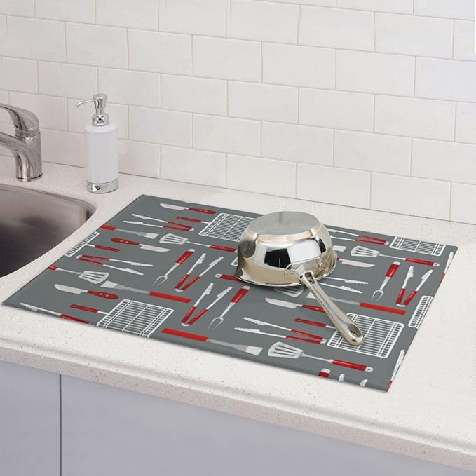 Barbecue Tools Dish Drying Mat 18x24 - Image 7