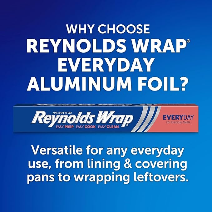 Reynolds Wrap Everyday Strength Aluminum Foil, 75 Square Feet - Image 5