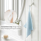 Konssy 7-Pack Ultra Soft Muslin Cotton Face Wash Cloths, Reusable Absorbent - Image 4