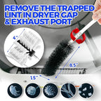 Holikme 30 Feet Dryer Vent Cleaner Kit, Flexible Lint Brush - Image 5