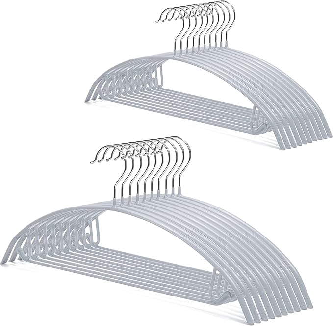 Nature Smile Non Slip PVC Coating Sweater Hangers, Dress Suit Coat Hangers by NatureSmile