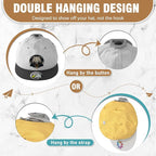 36 Pack Adhesive Hat Hooks for Wall, Super Strong Hat Rack for Baseball Caps - Image 3