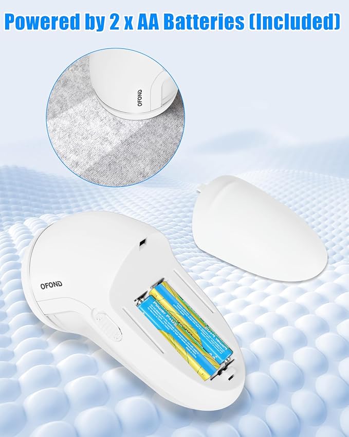 Fabric Shaver Lint Remover for Clothes, Electric Lint Shaver Battery Operated - Image 4