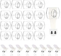 Ainiv 4-Packs Indoor Mini Light Clips, Damage Free Hanging Christmas String by Ainiv