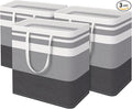 HomeHacks 3-Pack Large Laundry Basket, Waterproof, Freestanding Laundry Hamper by HomeHacks