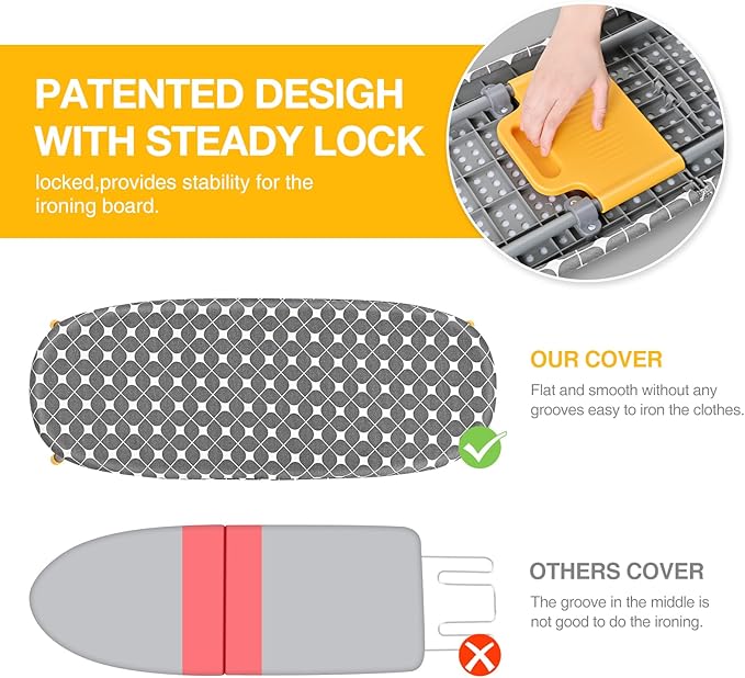 APEXCHASER Foldable Ironing Board, Tabletop Small Iron Board - Image 3