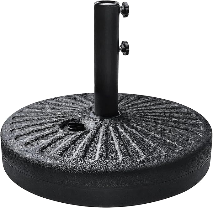 EliteShade Umbrella Base Water Filled Stand Market Patio Outdoor Heavy Duty Umbrella Holder(Black) by EliteShade