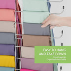 Leggings Hangers for Closet, Metal Yoga Pant Legging Organizer Holds 20 Leggings - Image 5