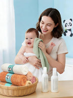 HIPHOP PANDA Baby Washcloths, Rayon Made from Bamboo - Image 3