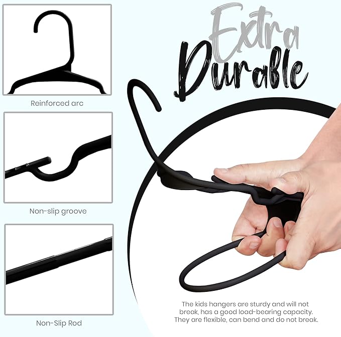 Utopia Home 40 Pack Kids Hangers - Image 4