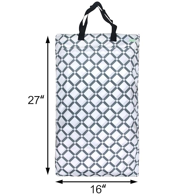 wegreeco Reusable Hanging Wet Dry Cloth Diaper Bag - Image 2