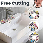 Butterfly Beautiful Vintage Butterflies Kitchen Sink Splash Guard Faucet Mat 1 - Image 3