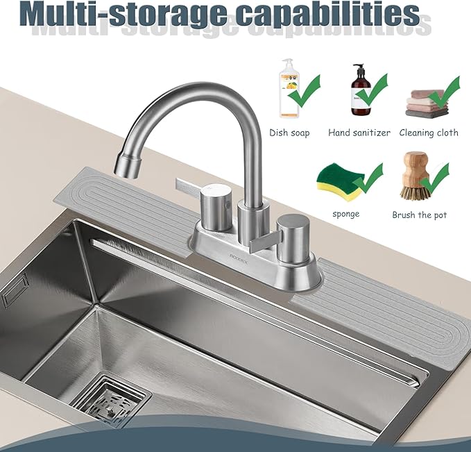 Stargaz Faucet Mat For Kitchen Sink，Sink stone quick dry around faucet - Image 5