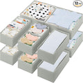 GRANNY SAYS Drawer Organizer Clothes, 12 Pack Dresser Organizer Bins by GRANNYSAYS