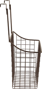 Spectrum Large Over Cabinet Door Organizer Bronze Wire Storage Basket - Image 5