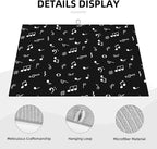 Musicial Kitchen Drying Mat Music Notes Microfiber Dish Drainer Mat - Image 5