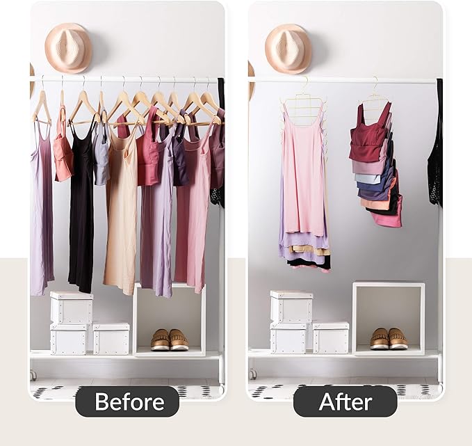 ZEDODIER Tank Top Hanger Space Saving, Bra Hangers - Image 3