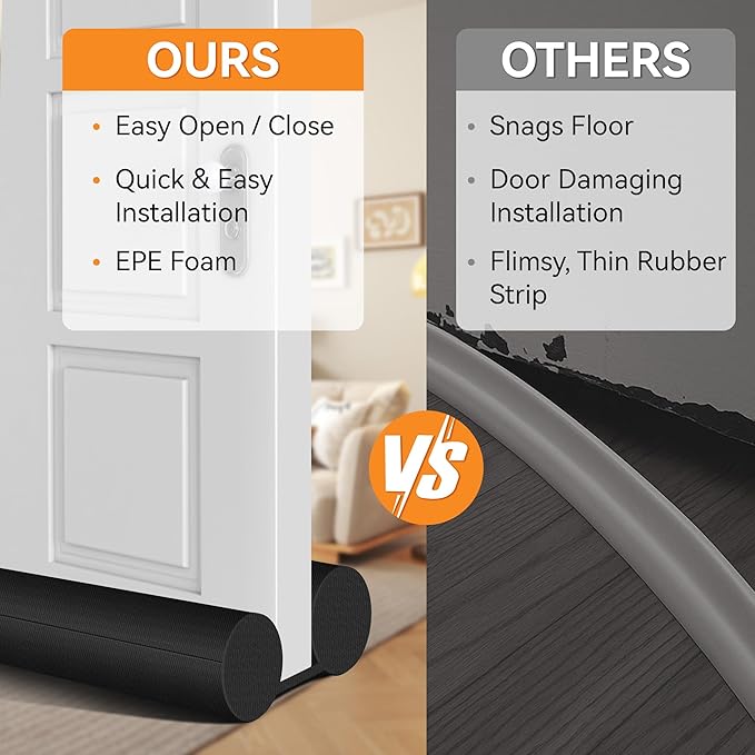 Under Door Draft Stopper, Under Door Blocker Size of Adjustable Size from 30" - Image 6