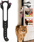 Cat Door Latch Holder, 【8 Adjustable Sizes】 Stronger Flex Cat Door Stopper by ElilierLLC
