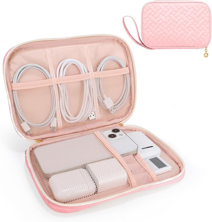 Electronics Organizer Travel Case, Charger Bag Cord Organizer Travel, Compact by ZFZGFRCS