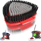 Upgraded Spin Mop Replacement Scrub Brush Heads Compatible by SuperAbound