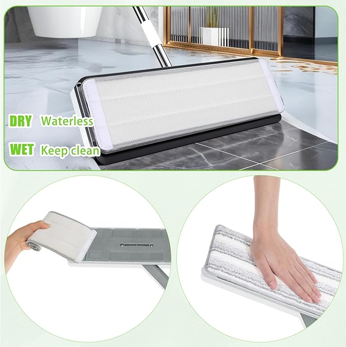 3 Pack Flat Mop Replacement Pad - Image 5