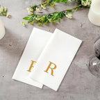 Luxenap 15.8 X 7.9 Inch Linen-Feel Guest Towels, 50 Lettered Hand Towels - Image 6
