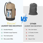 BALEINE 150L Laundry Bag Backpack, 900D Oxford Fabric Large Travel Laundry Bags - Image 6