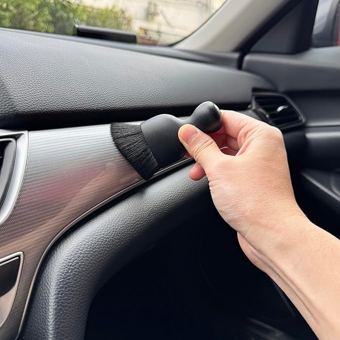 Car Detailing Brush, Soft Bristle Cleaning Brush, Scratch-Free Auto Duster Tool - Image 5