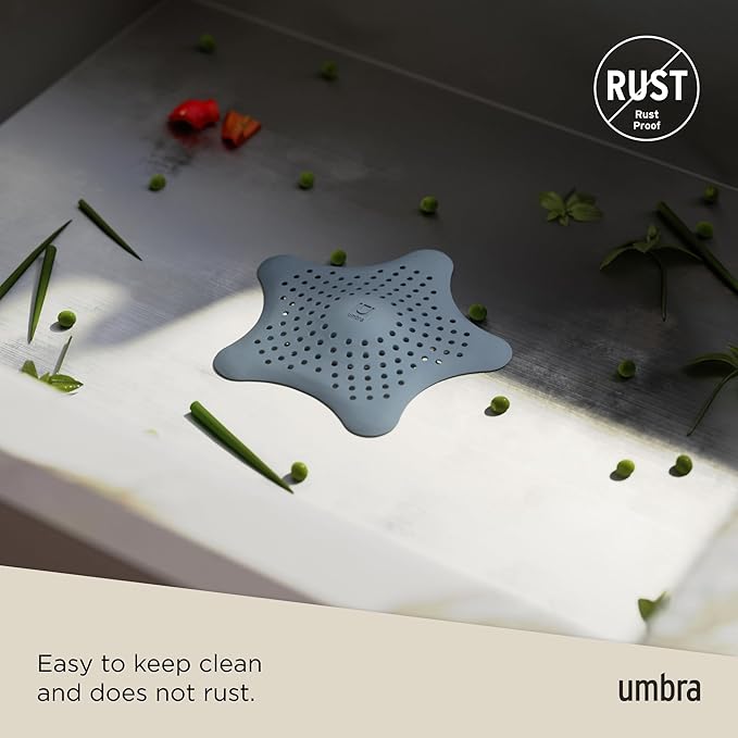 Umbra Starfish Hair Catcher, Fun Drain Cover Fits Most Standard Tub and Shower - Image 6