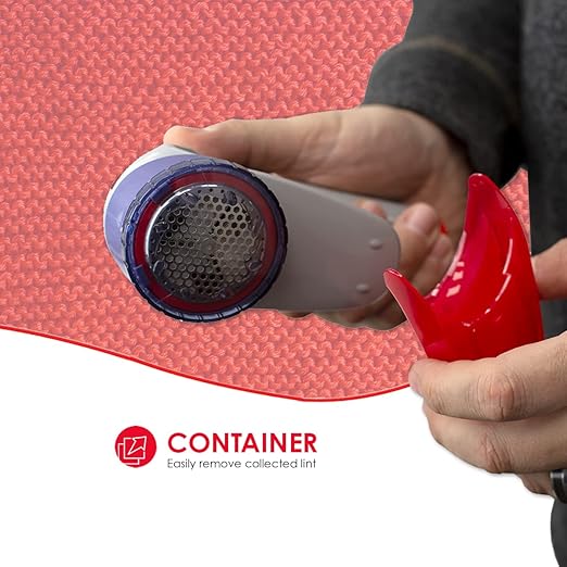 Large Battery Operated Portable Lint and Fuzz Remover Fabric Shaver - Image 3