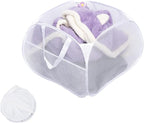 Collapsible Laundry Basket, 90L Foldable Pop-up Laundry Hamper by HEDONLEE