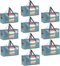 VENO 10 Pack Moving Bags, Comforter and Blanket Storage Bags by Veno