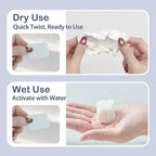 Ourmed Life Compressed Towel Tablets, Individually Wrapped Disposable Face - Image 6
