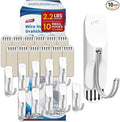 TAILI Hooks for Hanging, 10 Small Sticky Hooks and 12 Adhesive Strips, No by TAILI