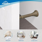 HOMOTEK 2 Pack Telescoping Spring Door Stoppers, Extended from 3-1/8 to 4-1/4 - Image 6
