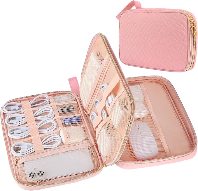 Electronics Organizer Travel Case, Charger Bag Cord Organizer Travel, by ZFZGFRCS