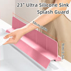 23" Ultra Silicone Sink Splash Guard Released in 2025/Dec, Self-Draining Water - Image 2