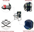 SUNNYFEEL Camping Directors Chair, Heavy Duty,Oversized Portable Folding Chair with Side Table, Pocket for Beach, Fishing,Trip,Picnic,Lawn,Concert Outdoor Foldable Camp Chairs - Image 6
