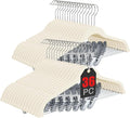 Korpai 36-Pack Beige Velvet Hangers by DoWhatYouWanttoDo