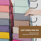 ZEDODIER Legging Organizer for Closet Hanging, Rotatable Yoga Pants Hanger for - Image 6
