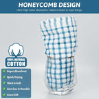 Nialnant 12 Pack Kitchen Dish Cloths, 100% Cotton Kitchen Towels Soft Absorbent - Image 3