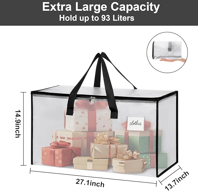 Moving Bags Heavy Duty – Clean Packing Solution, Large Storage Totes - Image 2