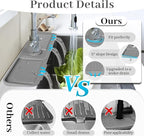 PoYang 24 Inch Faucet Mat for Kitchen Sink Splash Guard Behind Faucet, Sink - Image 5