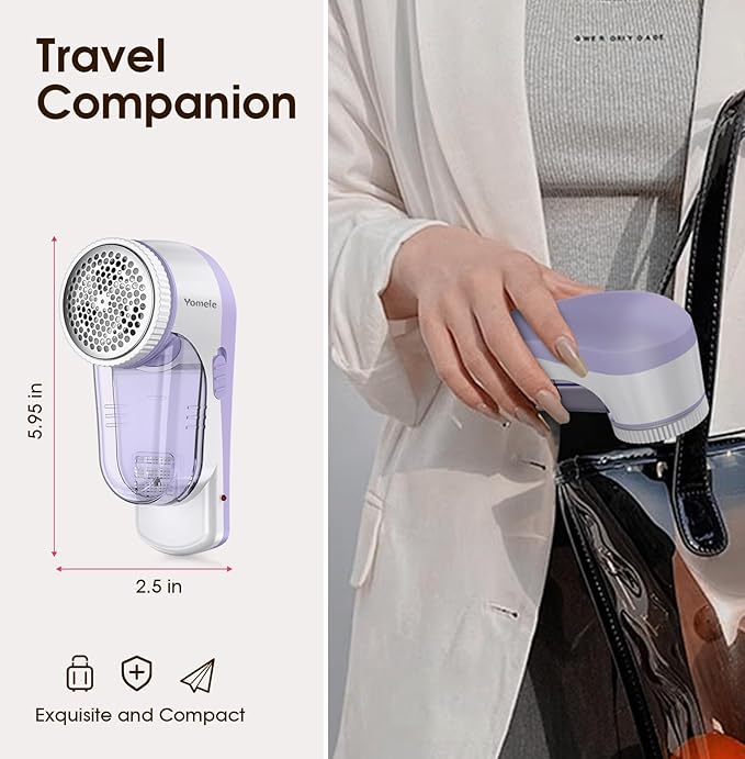 Fabric Shaver, Rechargeable Sweater Shaver, Lint Shaver - Image 7