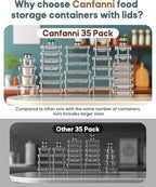 70 PCS Food Storage Containers - Image 4