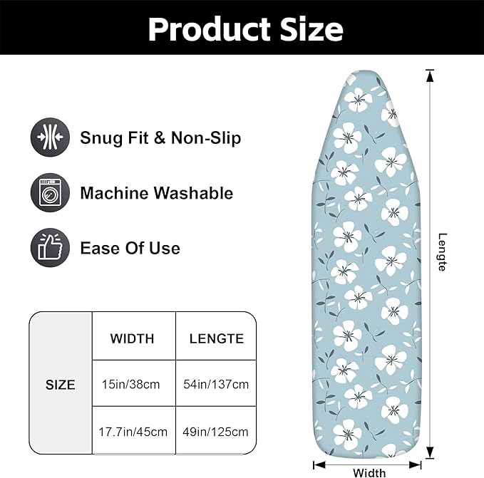 Ironing Board Cover, Standard Size Iron Board Covers - Image 3