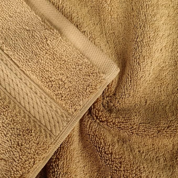 SUPERIOR Egyptian Cotton Pile Hand Towel Set of 4, Ultra Soft Luxury Towels - Image 4