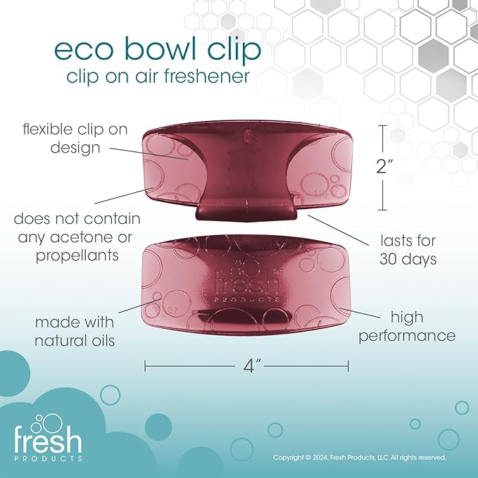 Fresh Products Eco Bowl Clip Air Freshener Versatile Design Toilet Freshener - Image 6