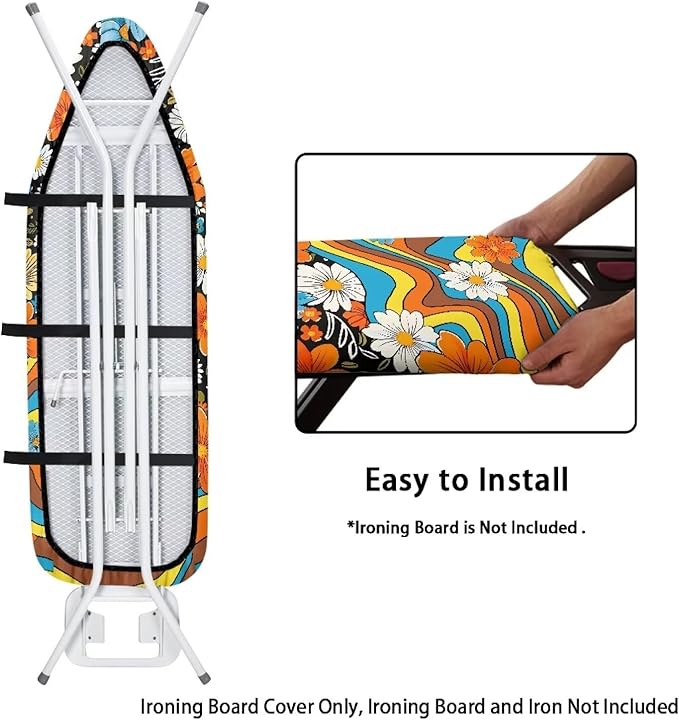 Hippie Floral Ironing Board Cover - Image 4